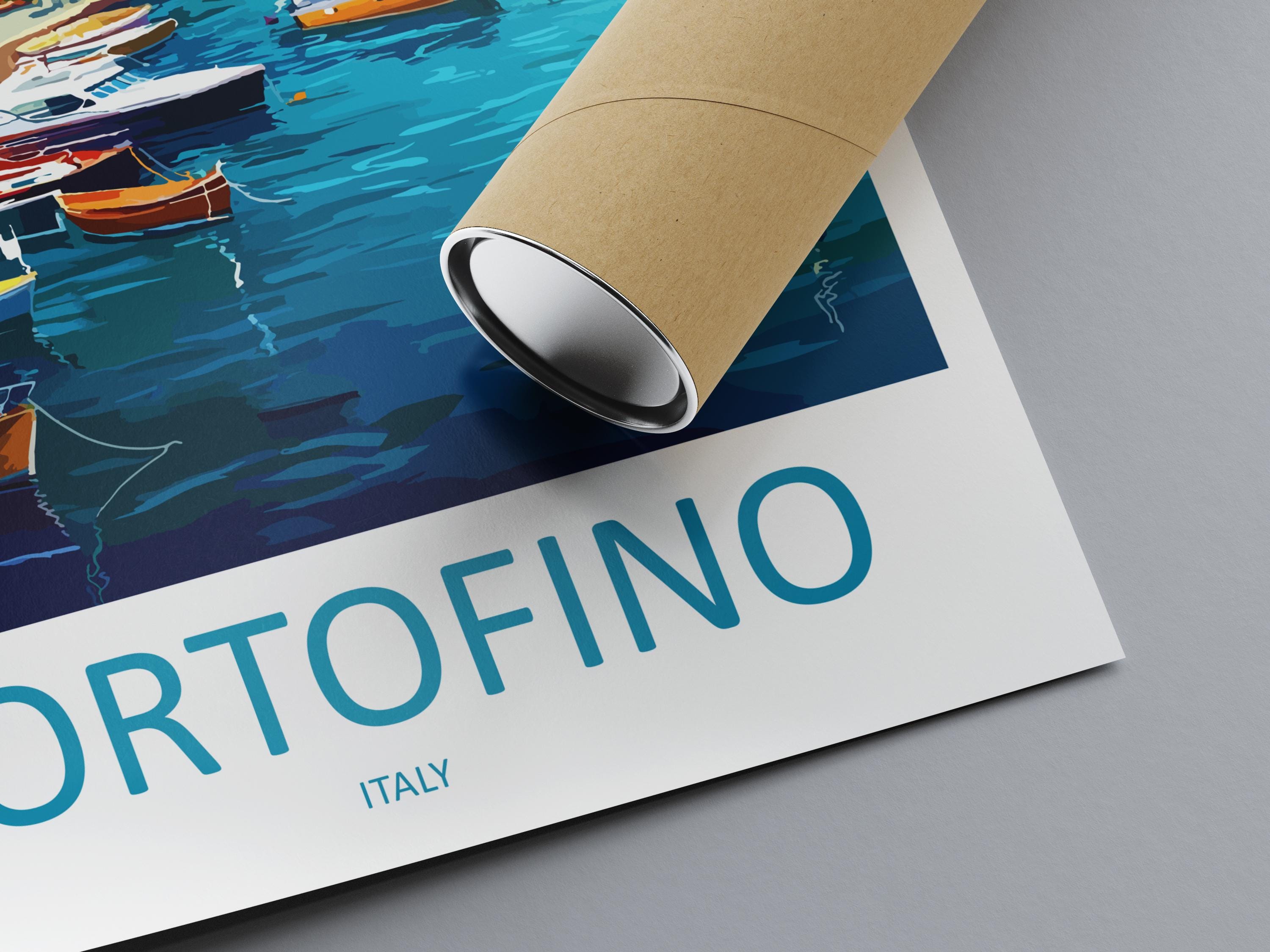 Portofino Travel Print Wall Art Portofino Wall Hanging Home Décor Portofino Gift Art Lovers Italy Art Lover Gift Portofino Print Portofino