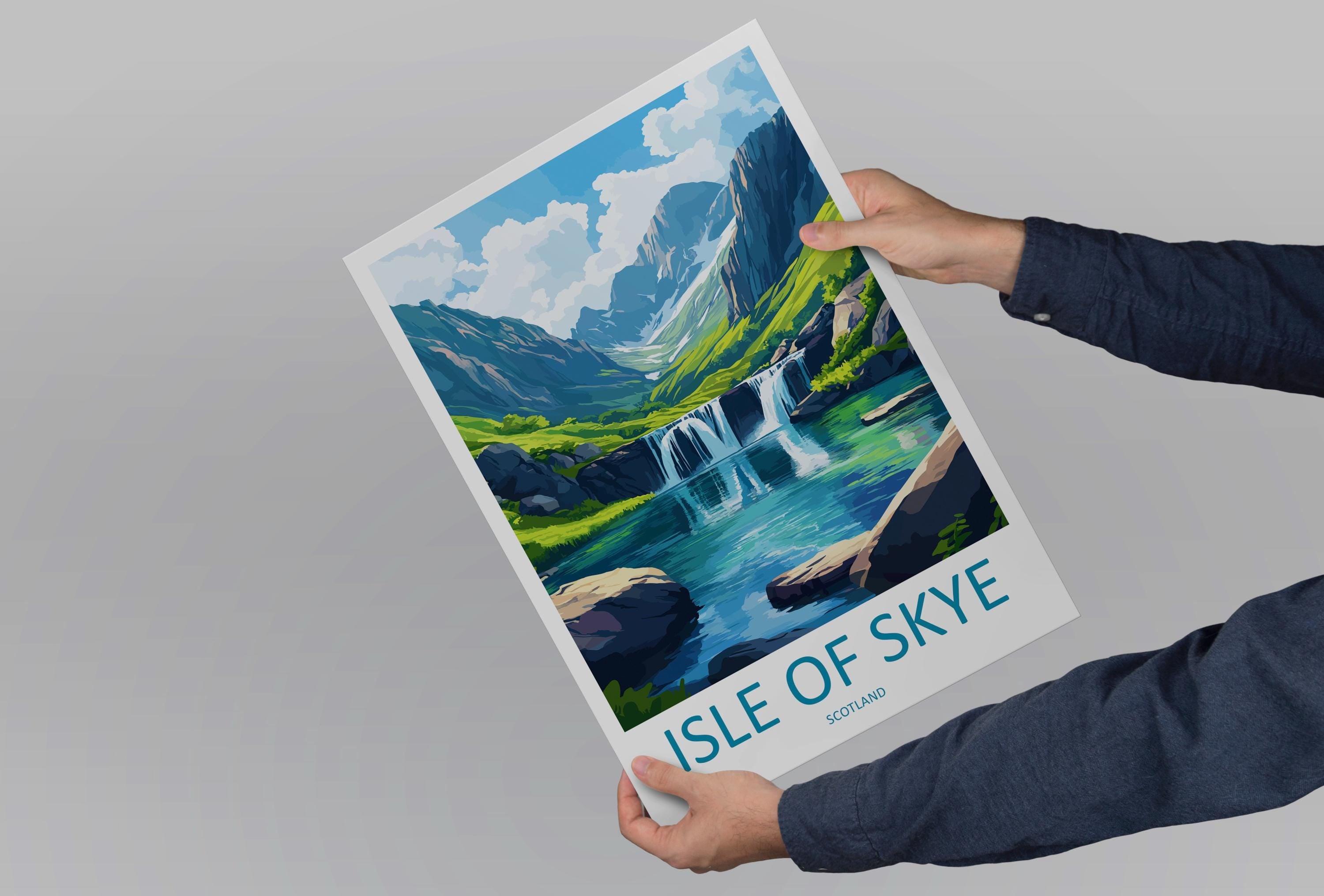 Isle Of Skye Travel Print Wall Art Isle Of Skye Wall Hanging Home Décor Isle Of Skye Gift Art Lovers Scotland Art Lover Gift Isle Of Skye