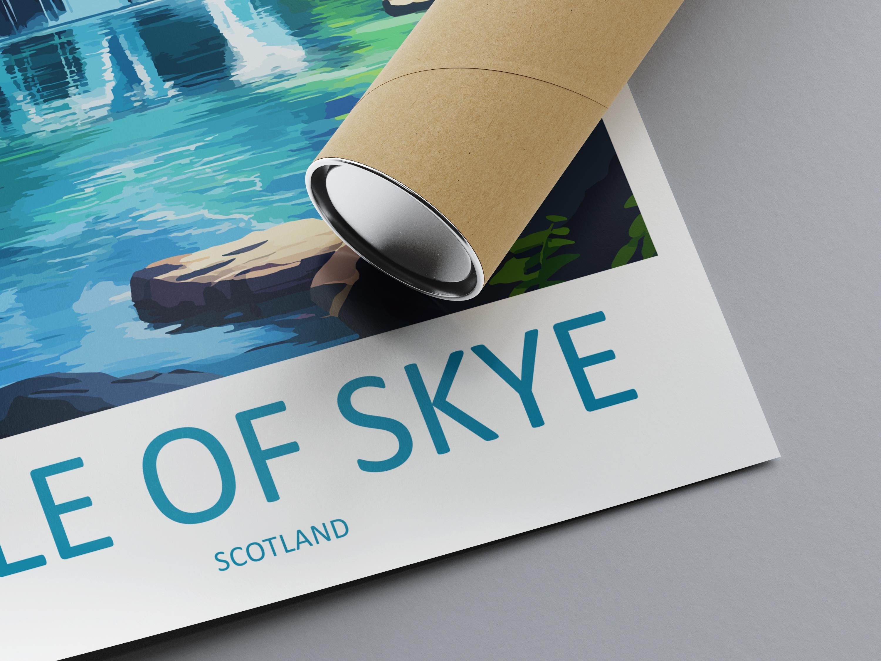 Isle Of Skye Travel Print Wall Art Isle Of Skye Wall Hanging Home Décor Isle Of Skye Gift Art Lovers Scotland Art Lover Gift Isle Of Skye