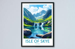 Isle Of Skye Travel Print Wall Art Isle Of Skye Wall Hanging Home Décor Isle Of Skye Gift Art Lovers Scotland Art Lover Gift Isle Of Skye