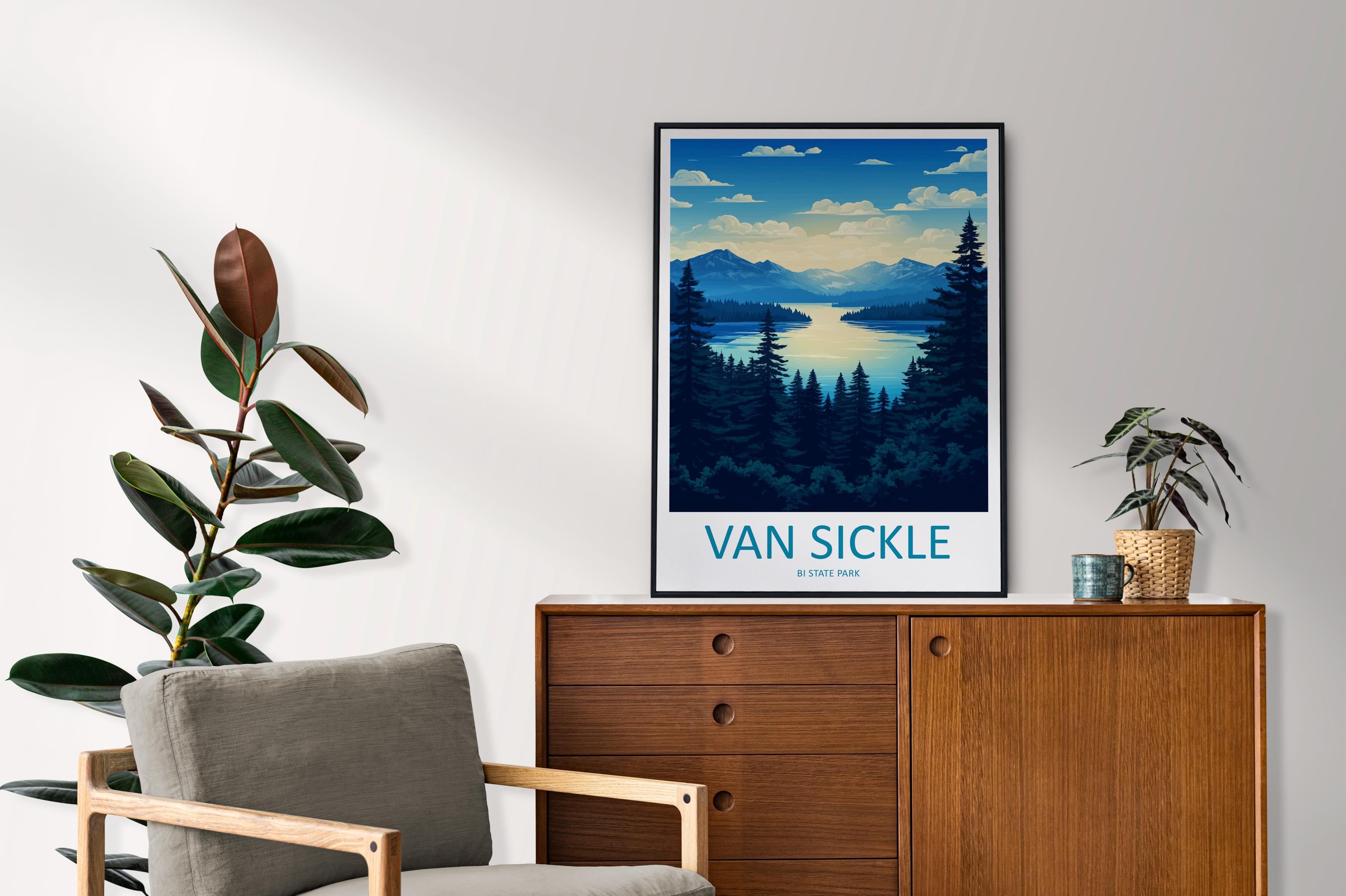 Van Sickle Travel Print Van Sickle Wall Decor Nevada Van Sickle Art Van Sickle Wall Art Nevada Poster Gift Van Sickle Park Art