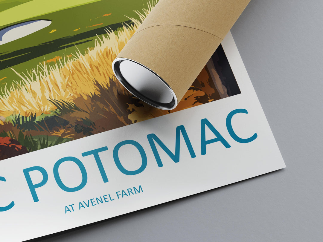TPC Potomac Travel Print Tpc Potomac Wall Decor Maryland Tpc Potomac Art Tpc Potomac Wall Art Maryland Poster Gift for Golf Lovers Poster