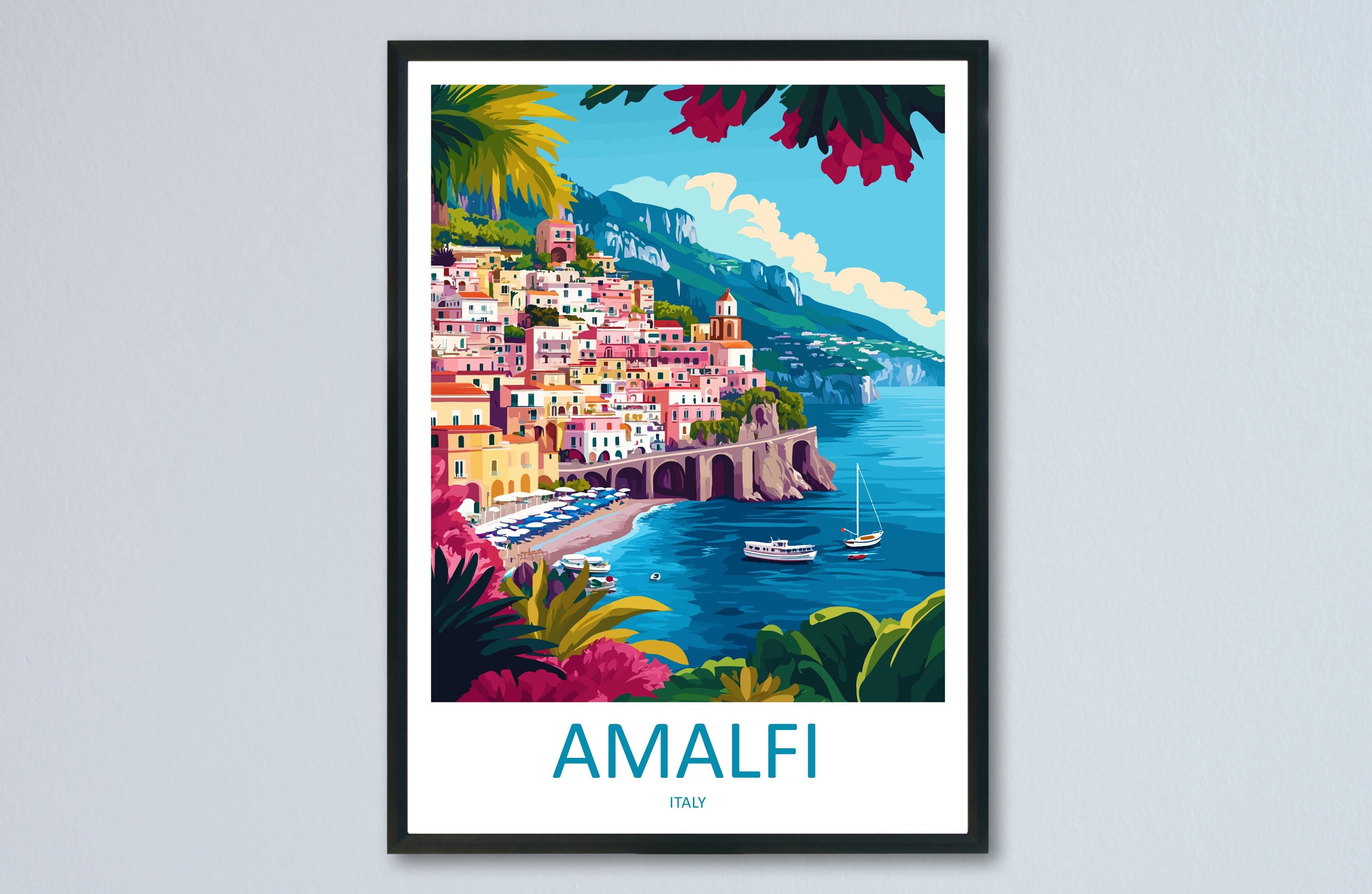 Amalfi Travel Print