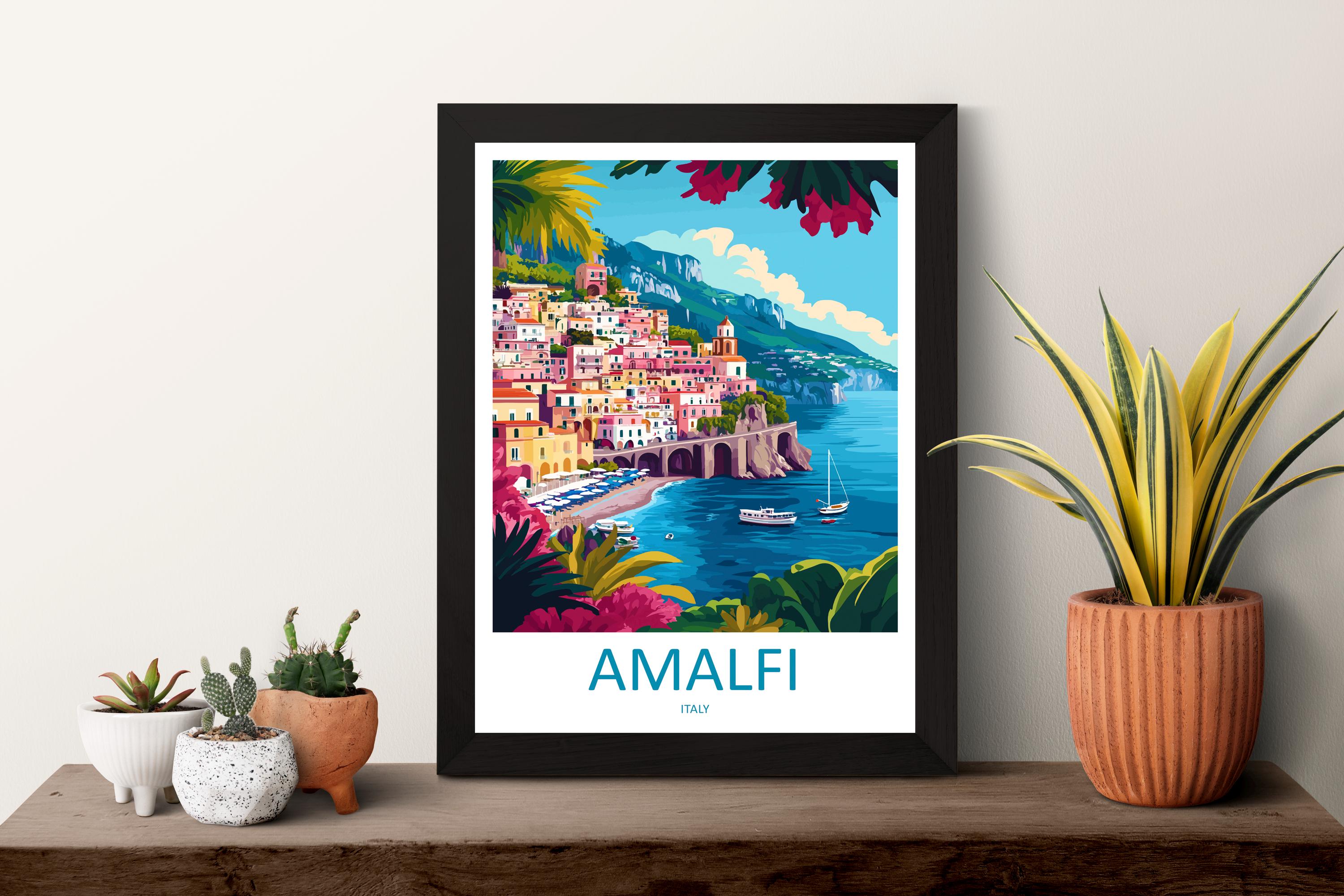 Amalfi Travel Print