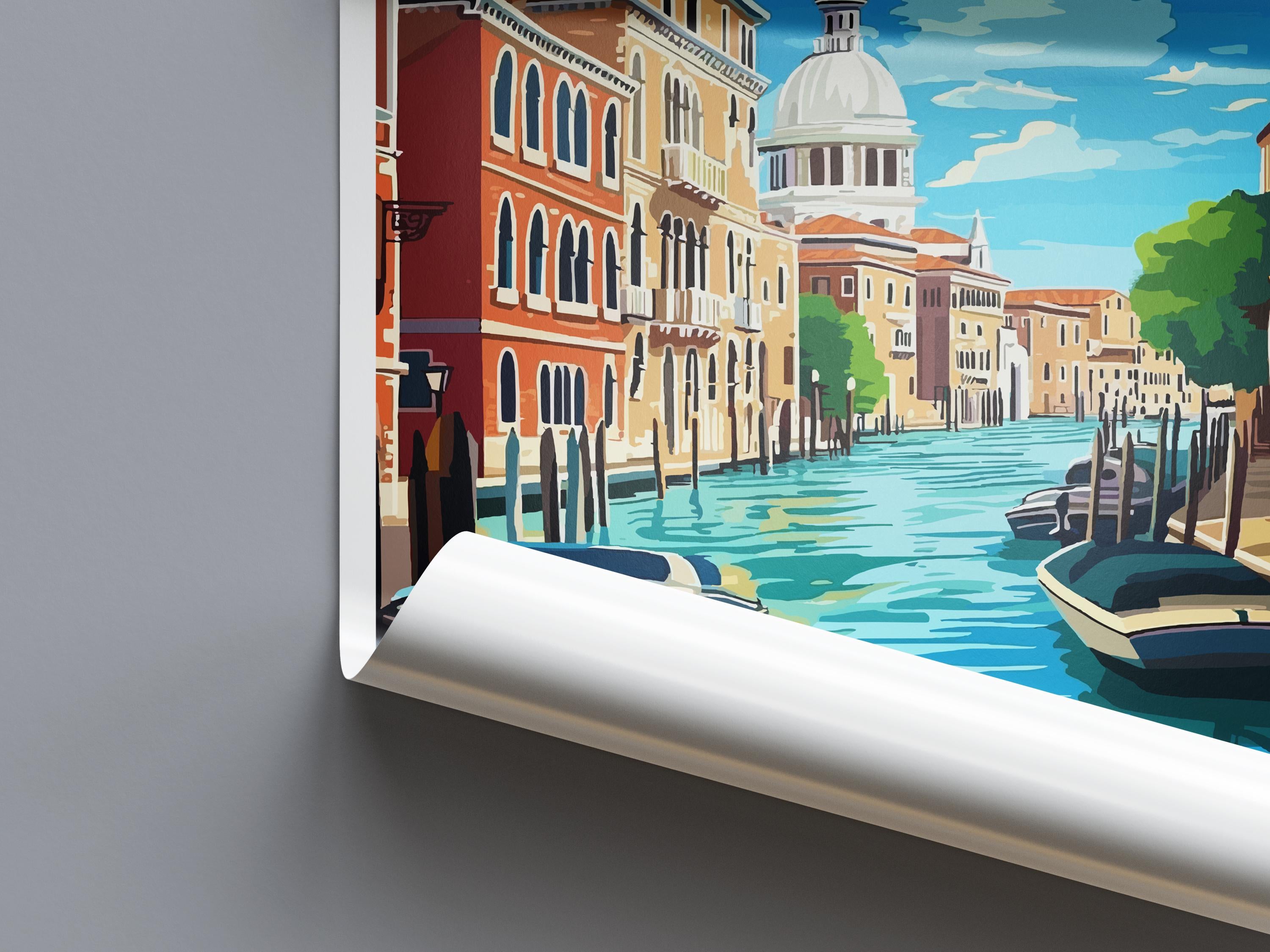 Venice Travel Print Wall Art Venice Italy Wall Hanging Home Decoration Venice Gift Art Lovers Wall Art Print Venice Italy St. Mark's Square