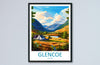 Glencoe Travel Print Wall Art Glencoe Wall Hanging Home Décor Glencoe Gift Art Lovers Scotland Art Lover Gift Glencoe Travel Artwork