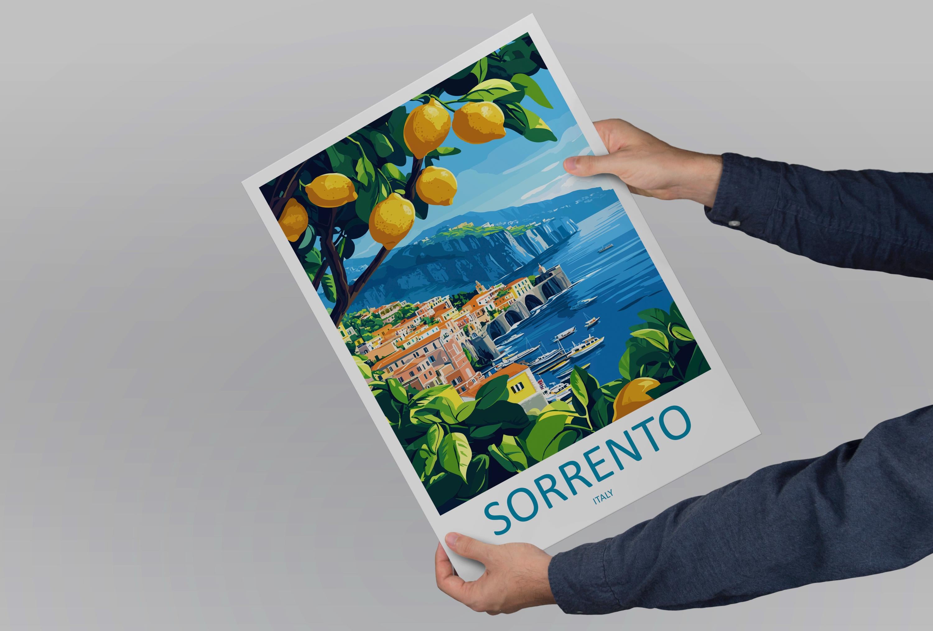 Sorrento Travel Print Wall Art Sorrento Wall Hanging Home Décor Sorrento Gift Art Lovers Italy Art Lover Gift Sorrento Print Sorrento Art