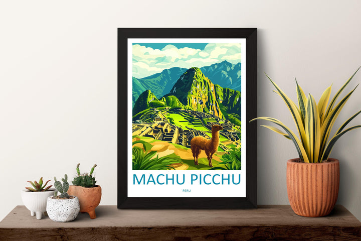 Machu Picchu Travel Print Wall Art Machu Picchu Wall Hanging Home Décor Machu Picchu Gift Art Lovers Peru Art Lover Gift Peru