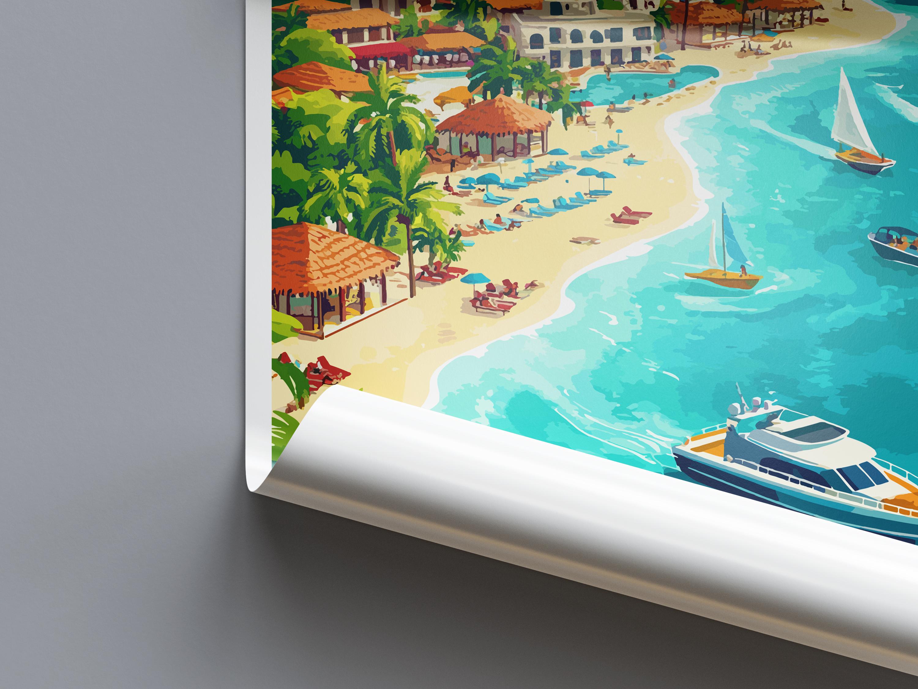 Isla Mujeres Travel Print Wall Art Isla Mujeres Wall Hanging Home Decoration Isla Mujeres Gift Art Lovers Wall Art Print Art Isla Mujeres