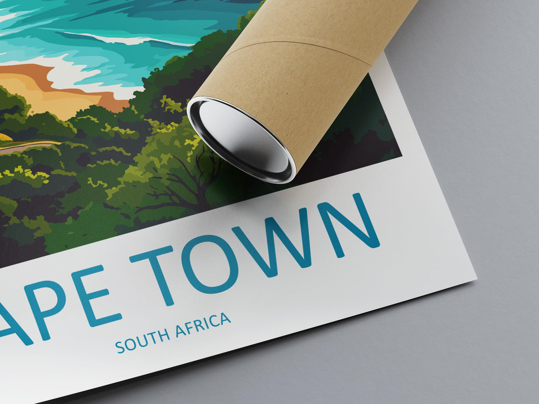 Cape Town Travel Print Wall Art Cape Town Wall Hanging Home Décor Cape Town Gift Art Lovers South Africa Art Print Cape Town Wall Décor Art