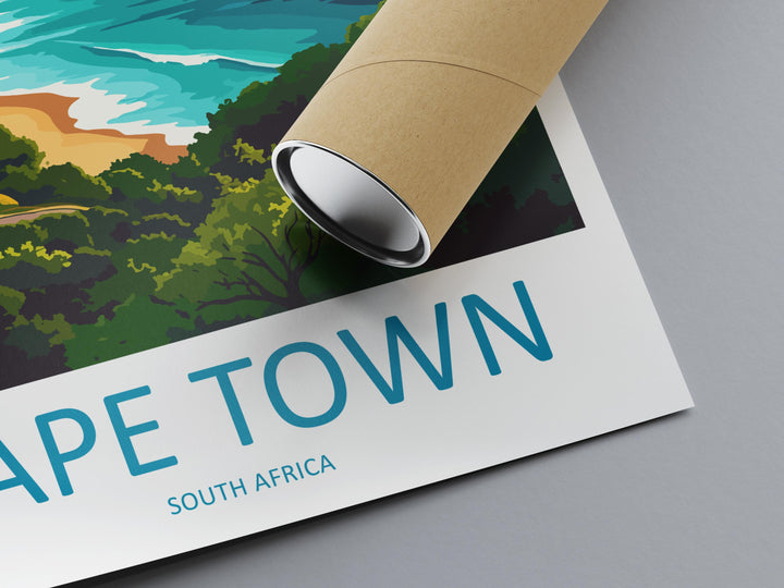 Cape Town Travel Print Wall Art Cape Town Wall Hanging Home Décor Cape Town Gift Art Lovers South Africa Art Print Cape Town Wall Décor Art