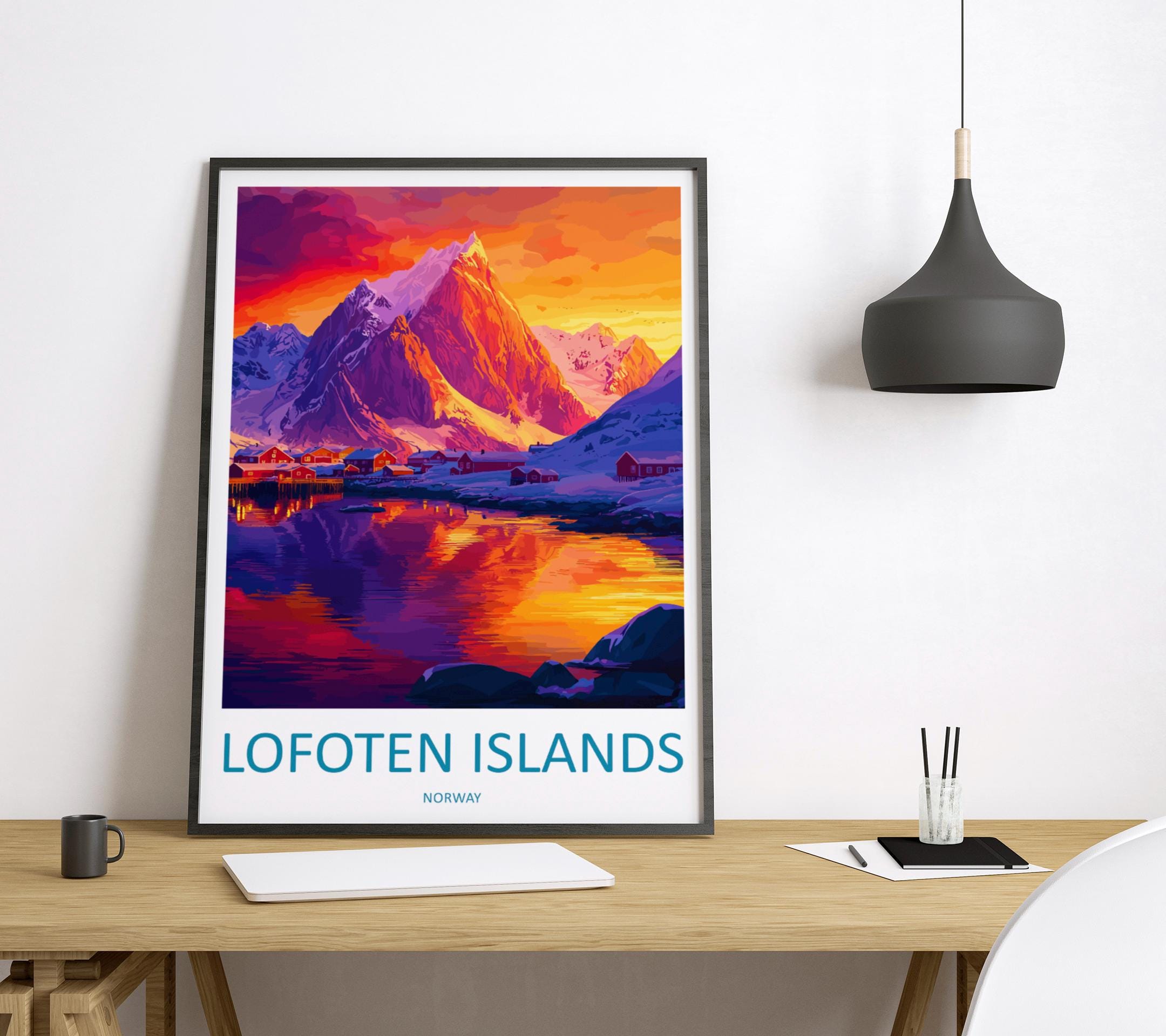 Lofoten Islands Travel Print Lofoten Home Décor Lofoten Islands Art Print Norwegian Wall Print For Lofoten Gift Wall Hanging Lofoten Artwork