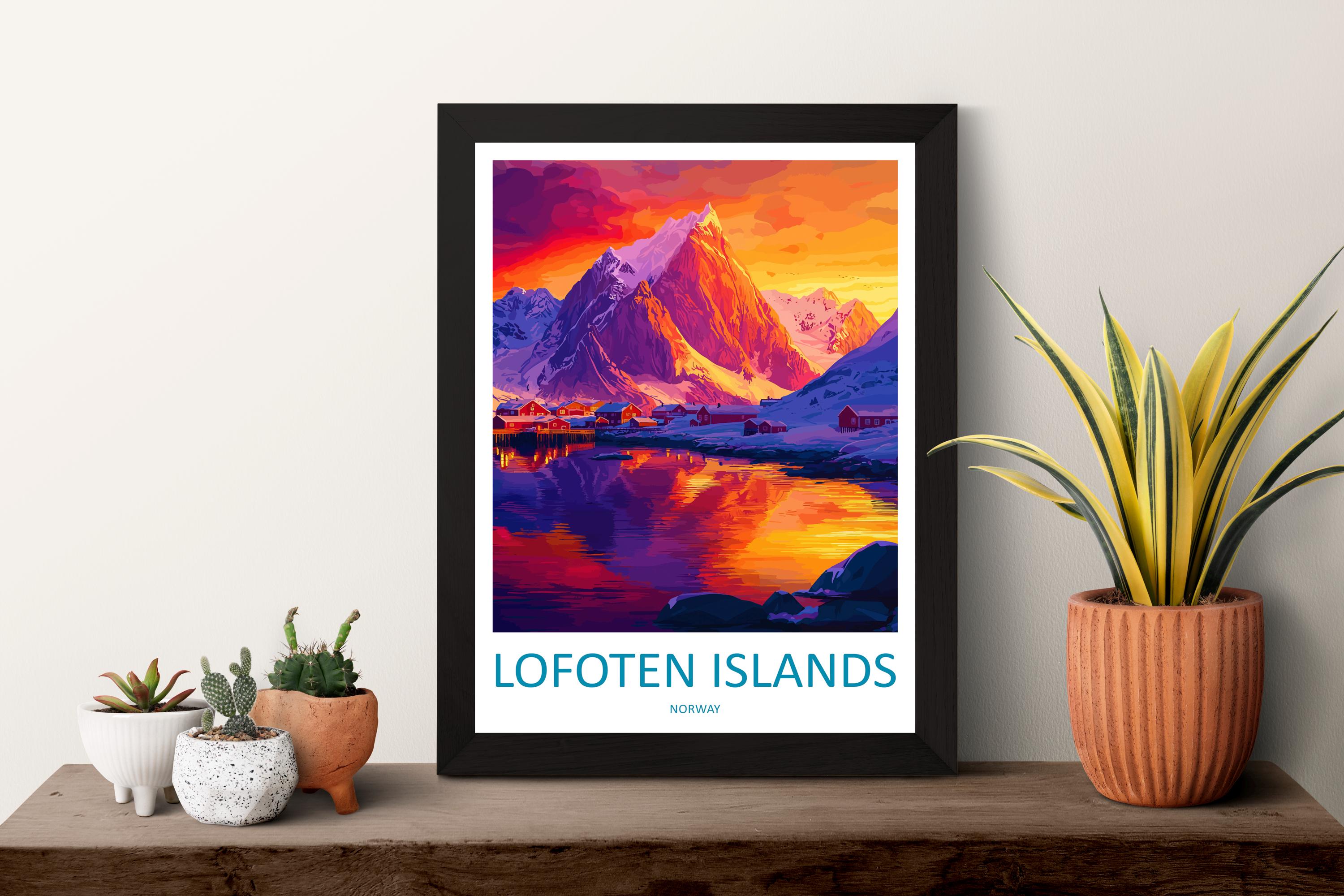 Lofoten Islands Travel Print Lofoten Home Décor Lofoten Islands Art Print Norwegian Wall Print For Lofoten Gift Wall Hanging Lofoten Artwork