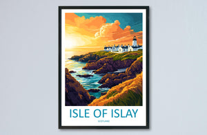 Isle Of Islay Travel Print Wall Art Isle Of Islay Wall Hanging Home Décor Isle Of Islay Gift Art Lovers Scotland Art Lover Gift Isle Poster