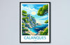 Calanques Travel Print Wall Art Calanques France Wall Hanging Home Decoration Calanques Gift Art Lovers Wall Art Print Calanques Wall Ar