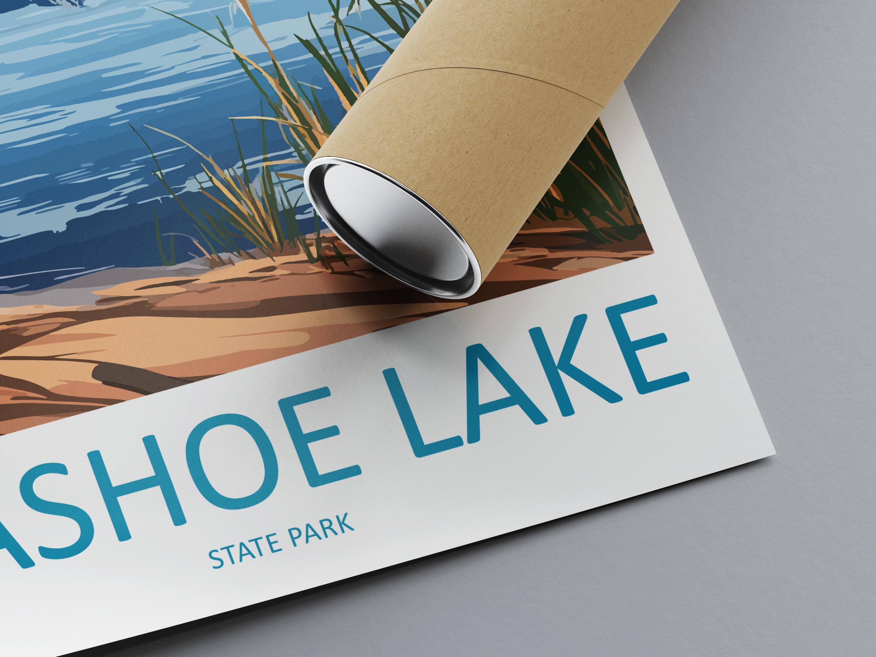 Washoe Lake Travel Print Washoe Lake Wall Decor Nevada Washoe Lake Art Washoe Lake Wall Art Nevada Poster Gift Washoe Lake Park Art