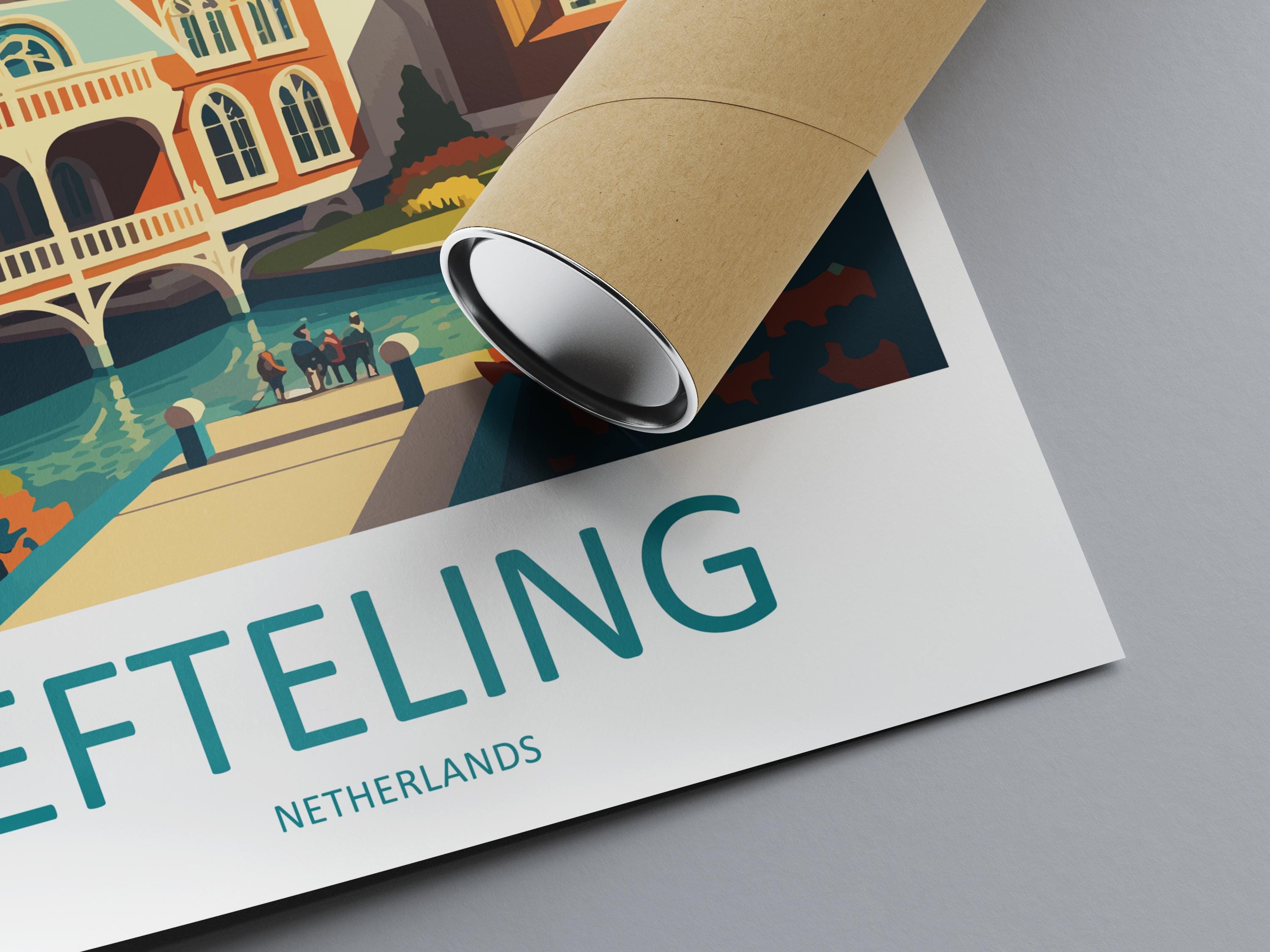 Efteling Travel Print Efteling Wall Decor Netherlands Efteling Art Efteling Wall Art Netherlands Poster Gift Efteling Park Art