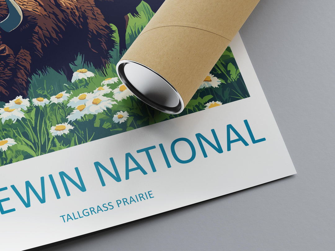 Midewin National Tallgrass Prairie Travel Print Midewin Wall Decor Illinois Midewin Art Midewin Wall Art Poster Gift Nature Prairie Lovers