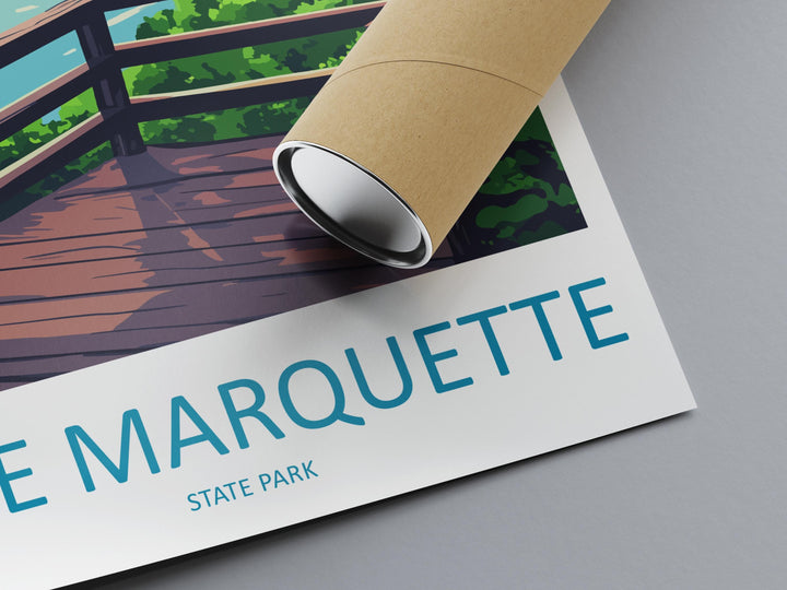 Pere Marquette State Park Travel Print Pere Marquette Wall Decor Illinois Pere Marquette Art Pere Marquette Wall Art Poster Gift Poster