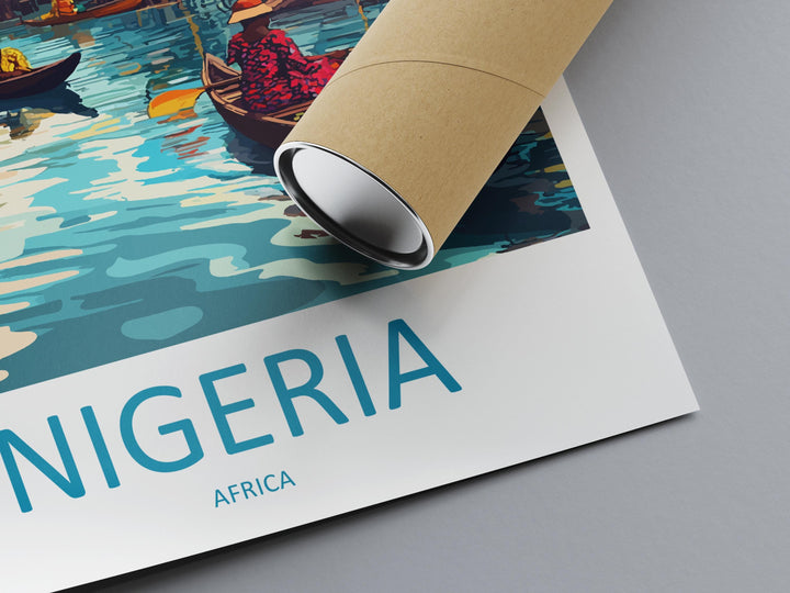 Nigeria Travel Print Nigeria Wall Decor Nigeria Art Nigeria Wall Art Africa Poster Gift for Cultural and Nature Lovers