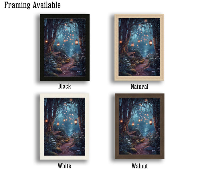 Vintage Fairy Garden Print: Enchanted Nature, Cottagecore Art