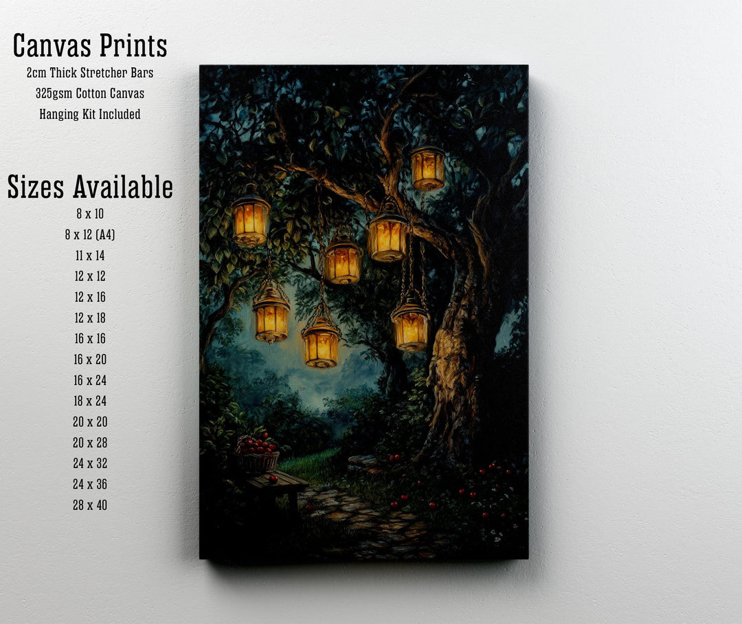Vintage Forest Print | Dark Academia Antique Landscape Art