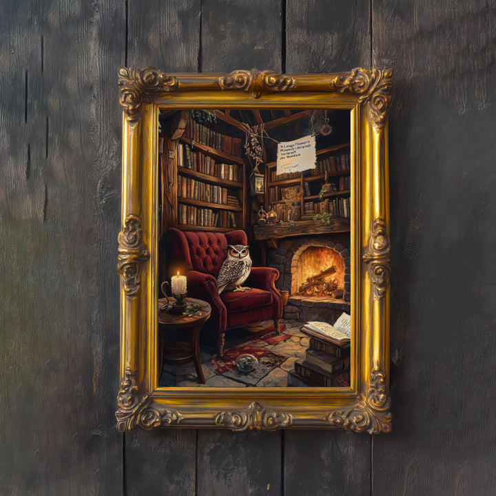 Spell Book Library Print: Vintage Gothic Cottagecore Wall Decor