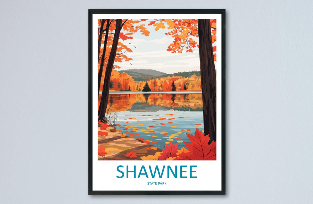 Shawnee State Park Travel Print Shawnee State Park Wall Decor Ohio Shawnee Park Art Shawnee State Park Wall Art Ohio Shawnee Park Ohio