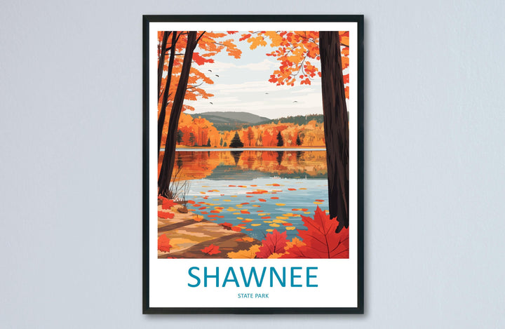 Shawnee State Park Travel Print Shawnee State Park Wall Decor Ohio Shawnee Park Art Shawnee State Park Wall Art Ohio Shawnee Park Ohio