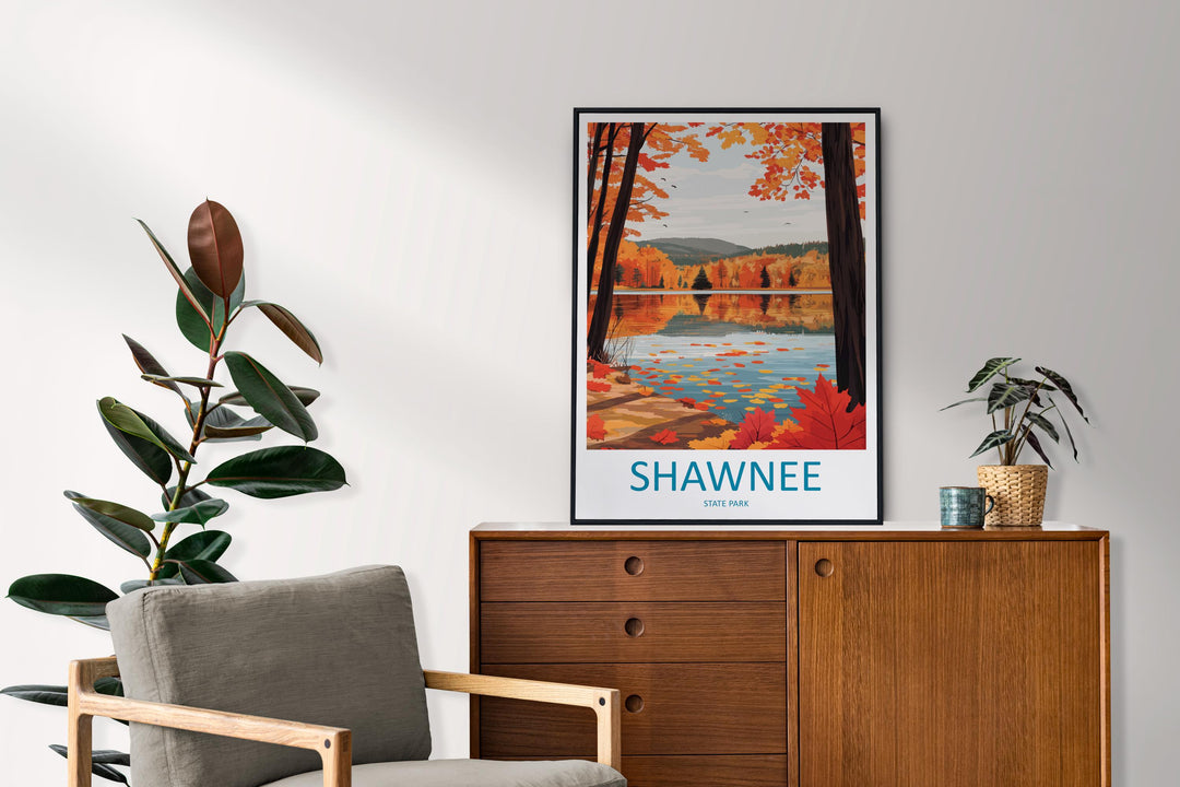 Shawnee State Park Travel Print Shawnee State Park Wall Decor Ohio Shawnee Park Art Shawnee State Park Wall Art Ohio Shawnee Park Ohio