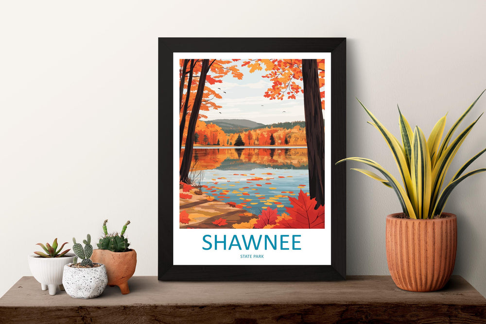 Shawnee State Park Travel Print Shawnee State Park Wall Decor Ohio Shawnee Park Art Shawnee State Park Wall Art Ohio Shawnee Park Ohio