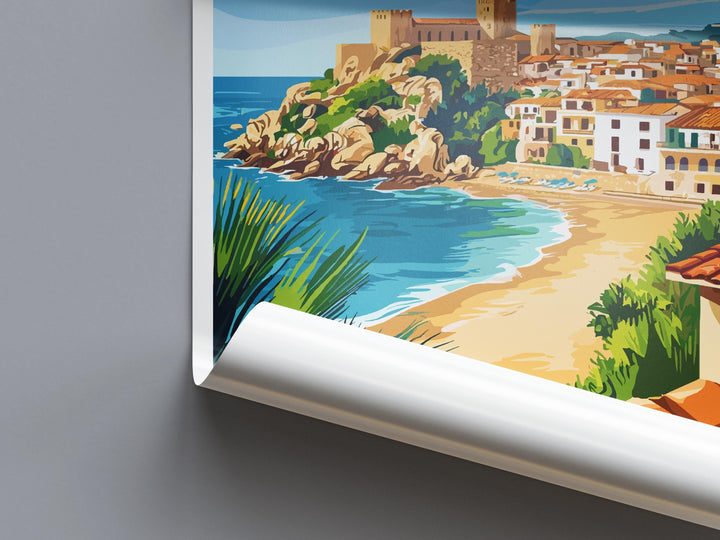 Valencia Travel Print Spain Wall Art Cityscape Poster Coastal Decor Gift for Europe Lover Historic Architecture Art Print