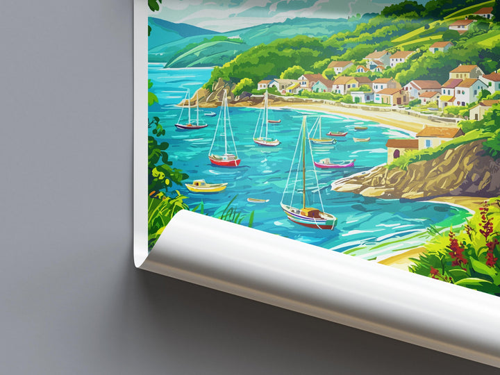 Truro Travel Print Cornwall Wall Art Cityscape Poster Cathedral Decor Gift for UK Lover Historic Town Landscape Art Print