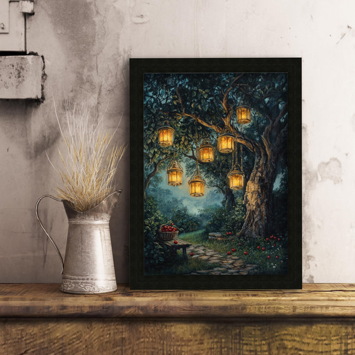 Vintage Forest Print | Dark Academia Antique Landscape Art