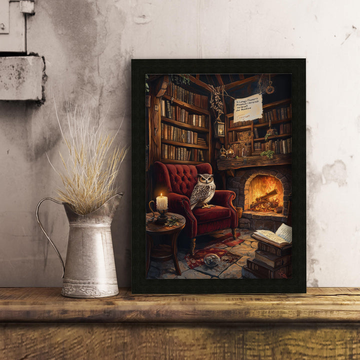 Spell Book Library Print: Vintage Gothic Cottagecore Wall Decor
