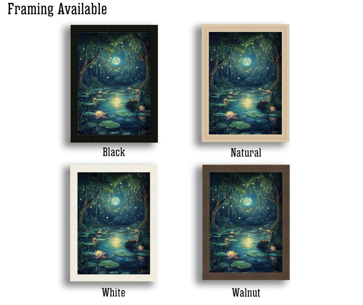 Witch's Pond Art Print | Vintage Cottagecore Wall Decor
