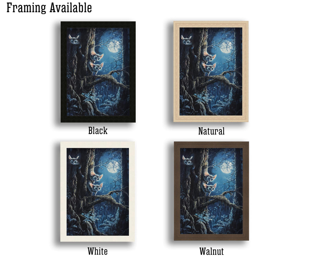 Sugar Glider Print, Vintage Woodland Animal Art