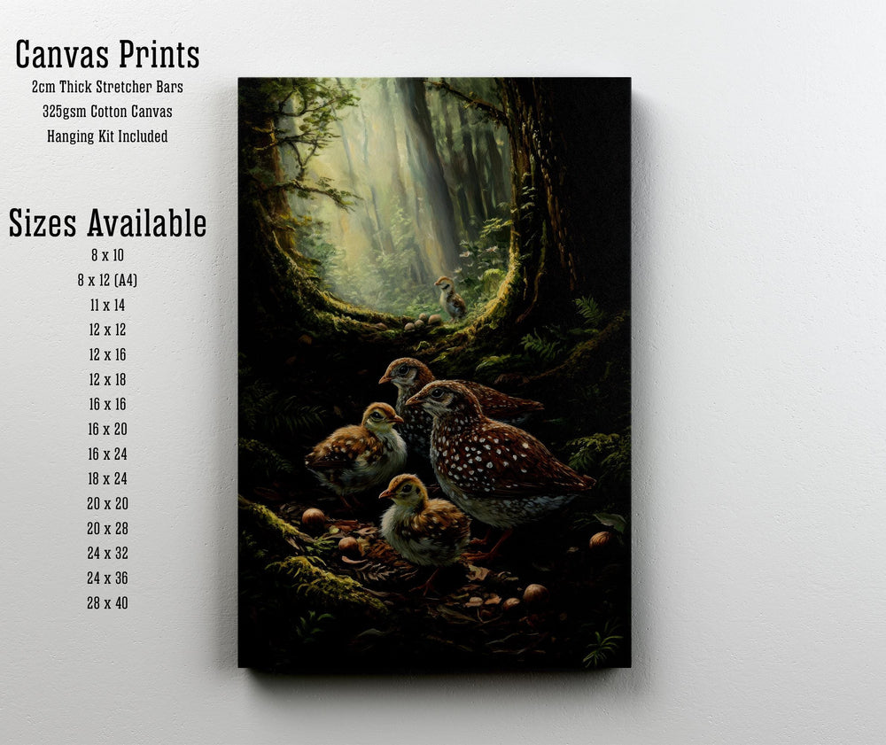 Quail Cottagecore Print | Vintage Bird Art, Woodland Decor