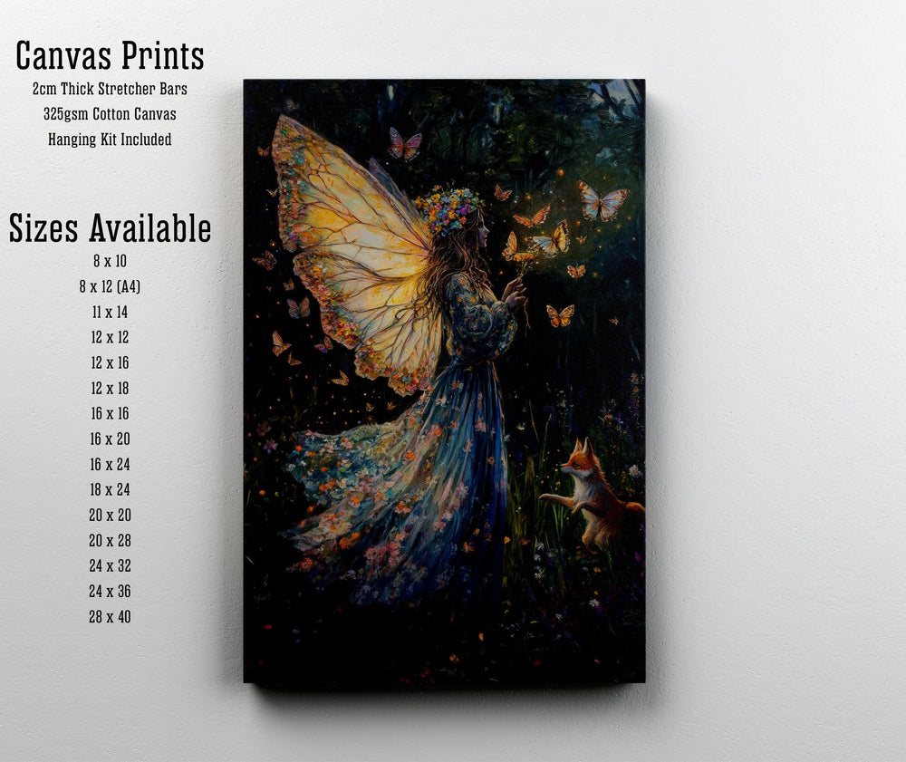Butterfly Witch Print: Vintage Cottagecore, Dark Academia Wall Art