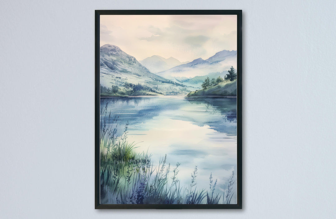 Lake District Watercolor Poster Lake District Travel Print Lake District Wall Art Lake District Landscape Painting Lake District Souvenir UK