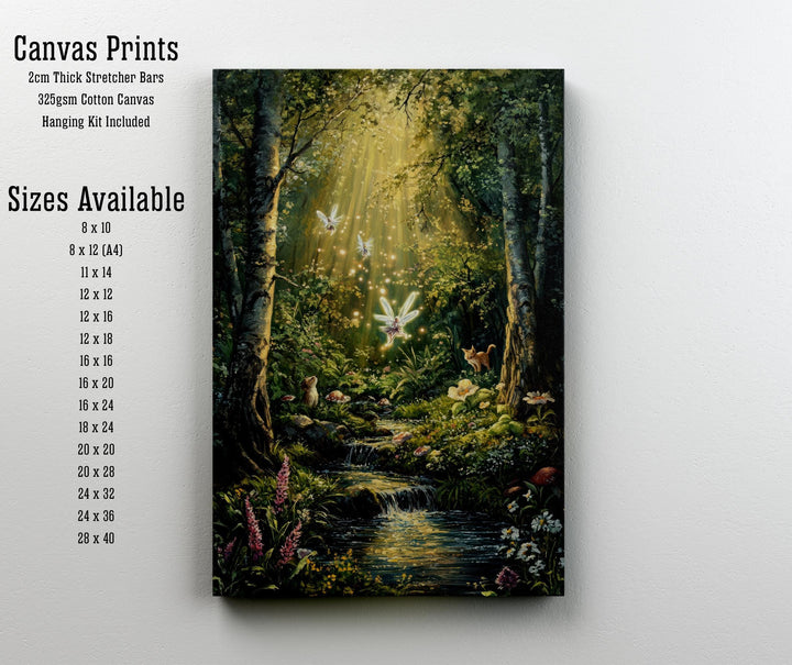 Giggling Fairies Print, Vintage Fairytale Cottagecore Art