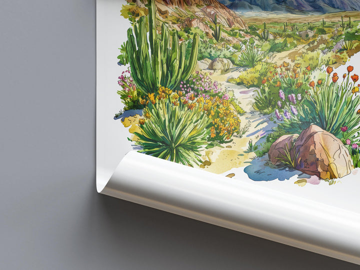Mount Shasta Watercolor Poster Mount Shasta Travel Print California Wall Art Mountain Painting Mount Shasta Decor