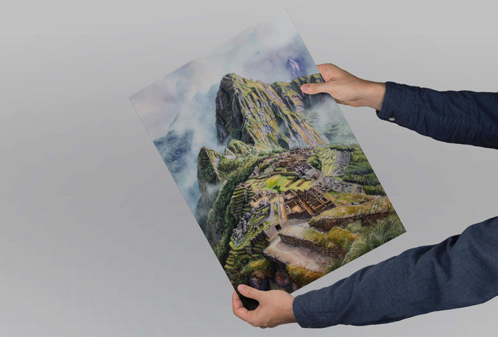 Machu Picchu Watercolor Poster Machu Picchu Travel Print Machu Picchu Wall Art Machu Picchu Painting Machu Picchu Souvenir Peru Decor
