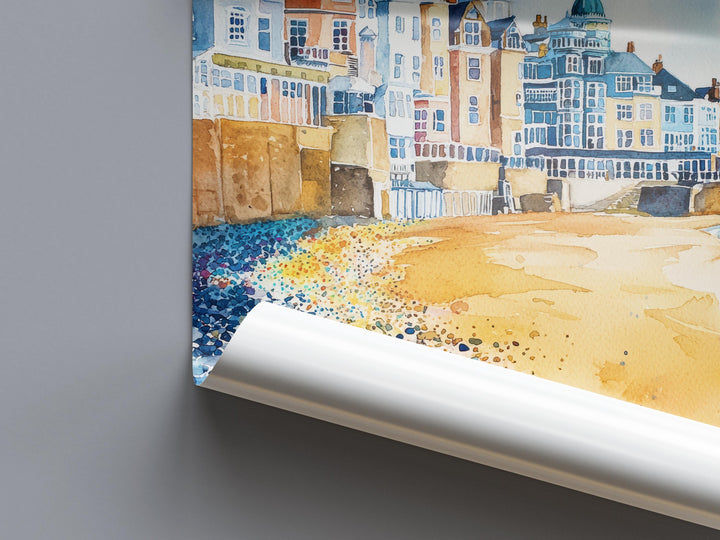 Brighton and Hove Watercolor Poster Brighton Travel Print England Wall Art Seaside Decor Brighton Pier Coastal City Landscape Scene Print