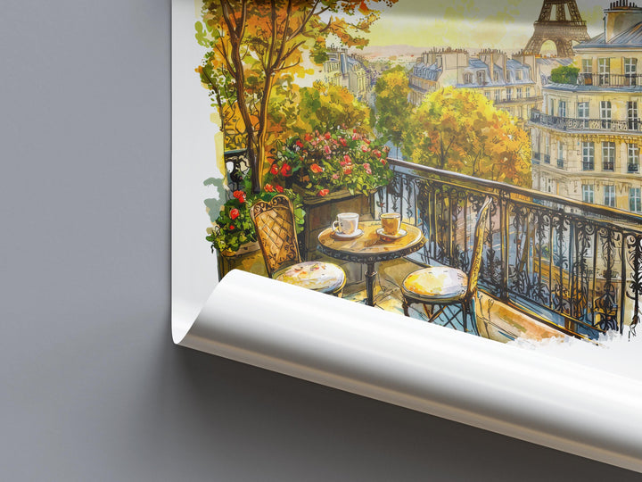 Paris Watercolor Poster Paris Wall Art Paris Travel Print Paris City Decor Paris France Painting Eiffel Tower Paris Poster