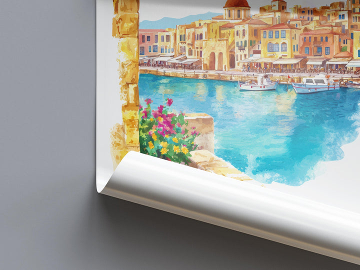 Thessaloniki Watercolor Poster Thessaloniki Greece Travel Print Wall Art Thessaloniki Home Decor Thessaloniki Gift Art Lovers Greece Art