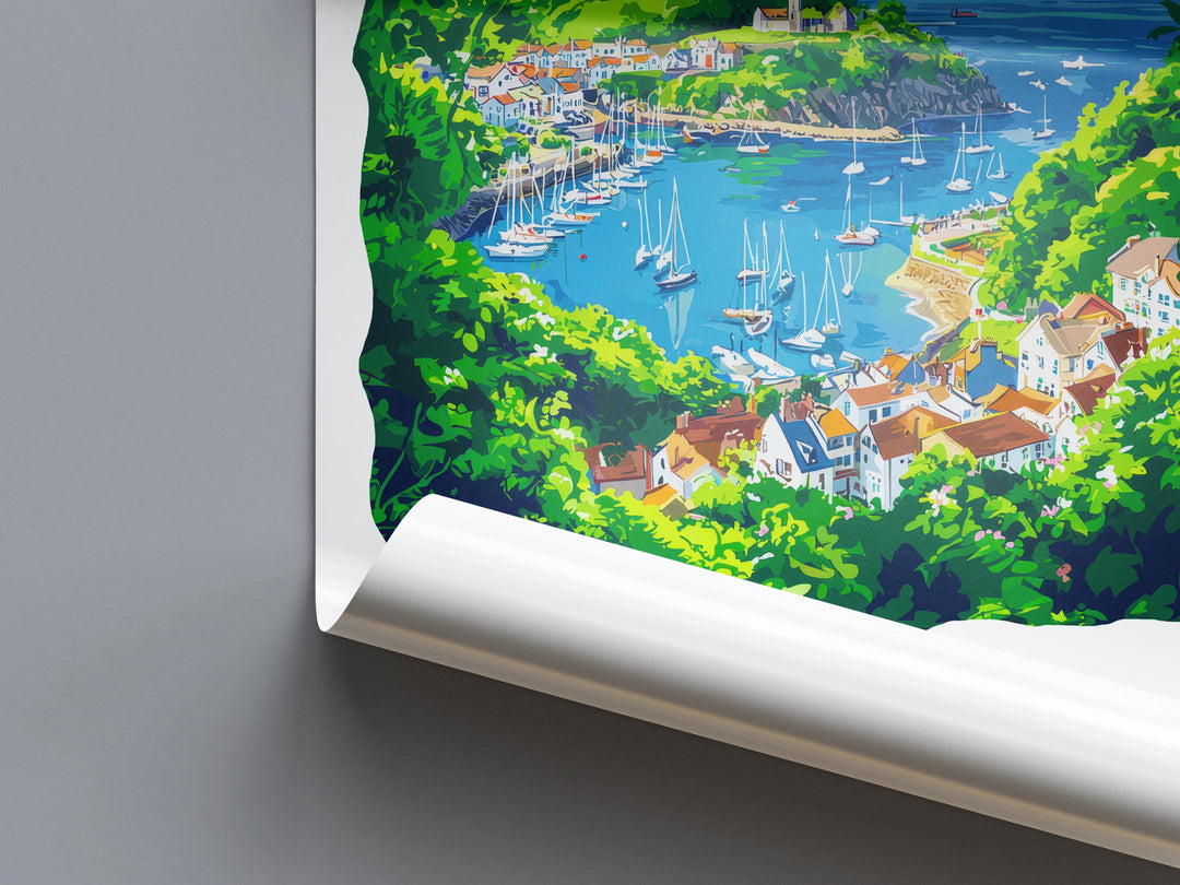Ilfracombe Watercolor Poster Ilfracombe Devon Travel Print Wall Art Ilfracombe Home Decor Ilfracombe Gift Art Lovers UK Coastal Town