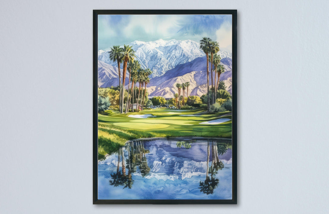 Palm Springs Watercolor Poster Palm Springs California Travel Print Wall Art Palm Springs Home Decor Palm Springs Gift Art Lovers