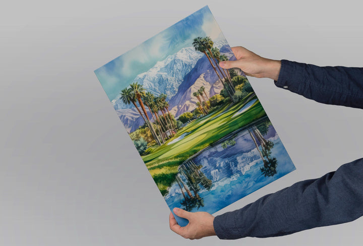 Palm Springs Watercolor Poster Palm Springs California Travel Print Wall Art Palm Springs Home Decor Palm Springs Gift Art Lovers