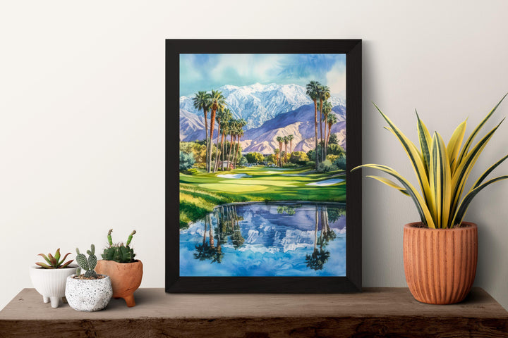 Palm Springs Watercolor Poster Palm Springs California Travel Print Wall Art Palm Springs Home Decor Palm Springs Gift Art Lovers